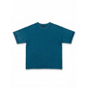 Ditch Los Angeles T-Shirt Mens Blue Sz S(Fits M) Heavyweight Box Cut Inside/Out